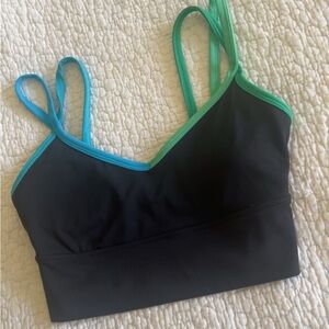Vitality Pulse® Strappy Longline - Night Drive Sports Bra